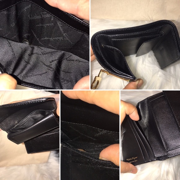 💕Preloved Salvatore Ferragamo Compact Wallet 💝🎁 - Picture 7 of 9